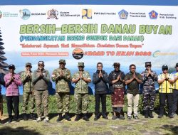TNI Bersama Pemerintah Daerah dan Masyarakat Pulihkan Ekosistem Danau Buyan