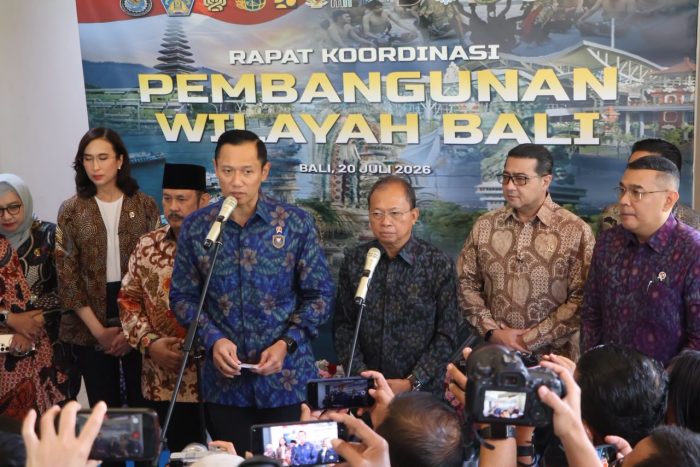 AHY Bersama Koster Sinkronkan Program Pembangunan Bali Berkelanjutan Berbasis Kearifan Lokal