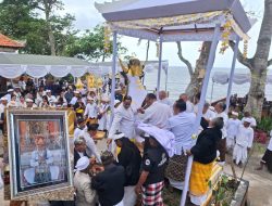Pelebon Ida Pandita Mpu Acharya Nanda Jadi Pelebon Sulinggih Pertama di Krematorium Ujung Mantri