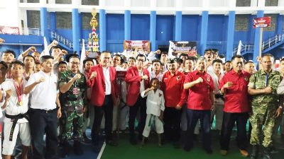 Prof. Yasonna Laoly Tutup Gelaran Kejurnas Kempo FKI 2026 di Buleleng Bali