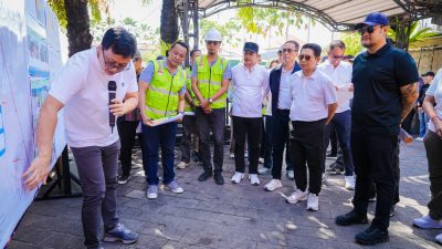 bupati-adi-arnawa-dan-wabup-bagus-alit-sucipta-tinjau-proyek-strategis-pengendali-banjir-di-kuta