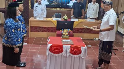 Enam Analis Kebencanaan BPBD Karangasem Dilantik, Bupati Tekankan Profesionalisme dan Kolaborasi