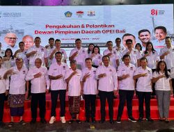 Hadiri Pelantikan Pengurus GPEI, Gubernur Koster Ingin Bali Jadi Hub Ekspor Produk Nusantara