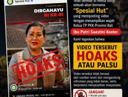 HOAKS, Video Ny. Putri Koster Umumkan Undian HUT RI ke-81 BPD Bali Dibuat dengan AI