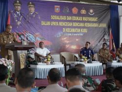 Karhutla di Karangasem Menurun, Bupati Gus Par Perkuat Kesadaran Warga dan Relawan di Kubu