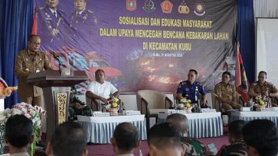 Karhutla di Karangasem Menurun, Bupati Gus Par Perkuat Kesadaran Warga dan Relawan di Kubu