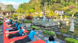 200 Peserta Yoga Ramaikan Pembukaan Tirta Gangga Art Festival 2026