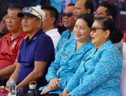Pasar Rakyat di Karangasem, Putri Koster Dorong Produk Lokal dan Bunga Kasna Temukus Makin Berdaya
