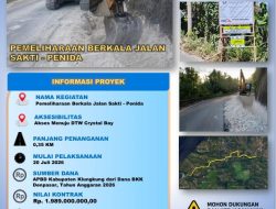 Pemkab Klungkung Tangani Akses Menuju DTW Crystal Bay