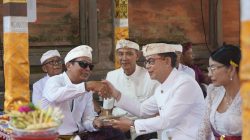 Perkokoh Ketahanan Budaya, Bupati Satria Bersama Wakil Bupati Tjok Surya Hadiri Rangkaian Karya di Tiga Pura