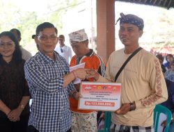 Serahkan Bantuan Irigasi dan Alsintan Kementan RI, Bupati Satria Ajak Petani Bersinergi Kuat Wujudkan Kedaulatan Pangan di Klungkung