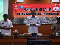 Wabup Tjok Surya Buka Seminar Warisan Budaya Tak Benda (WBTB) Kabupaten Klungkung 2026