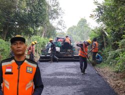 Wujud Komitmen Pemkab Buleleng Rehabilitasi Jalan Dencarik–Munduk Siap Rampung Desember